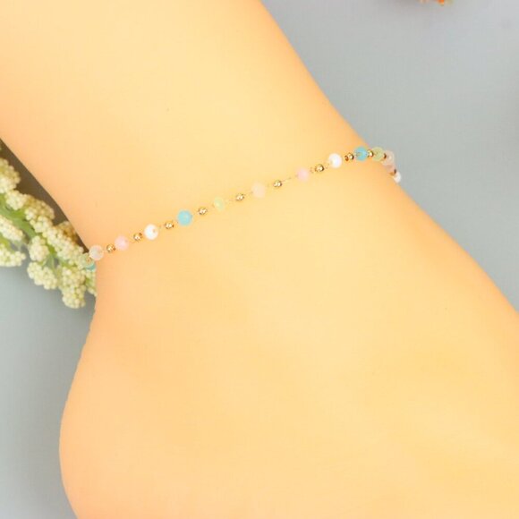 "Handmade Anklet – A Stylish Choice for Women, Thoughtful Gift Idea, EVCH1487 - Picture 6 of 10